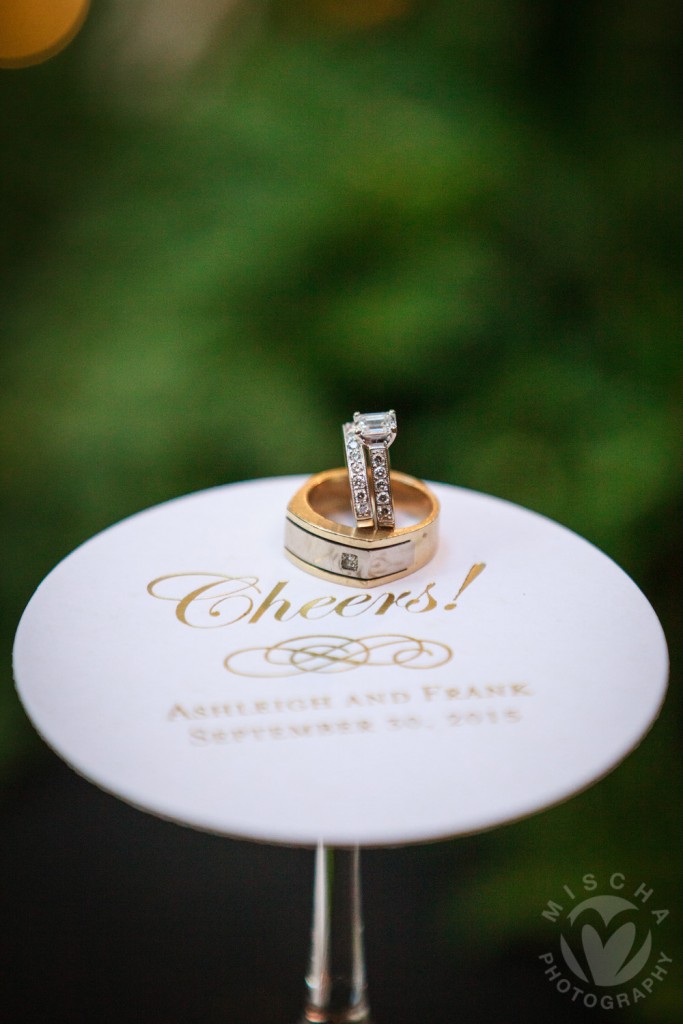 Cheers coaster wedding rings