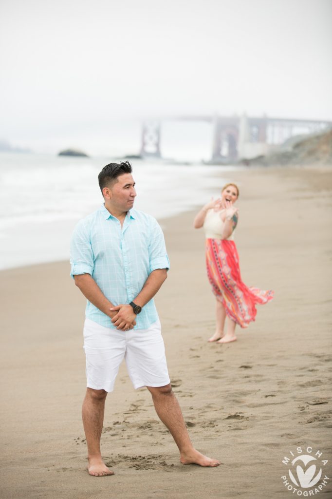 Baker Beach engagement session