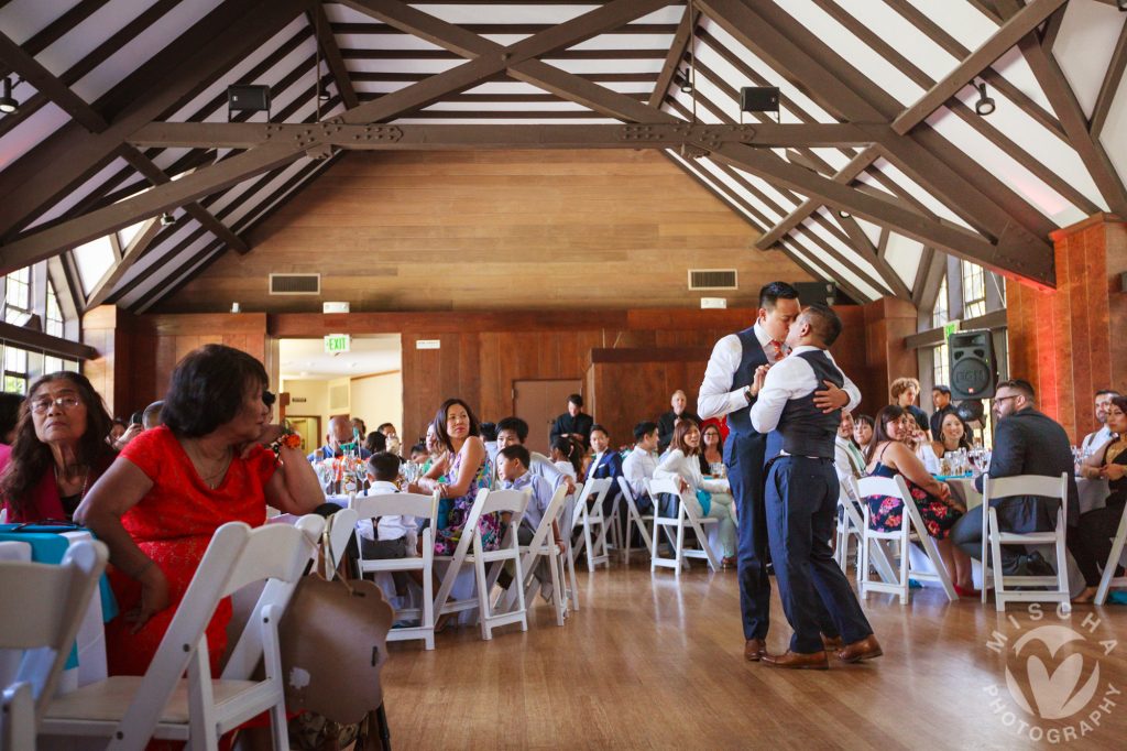 emotional same-sex wedding